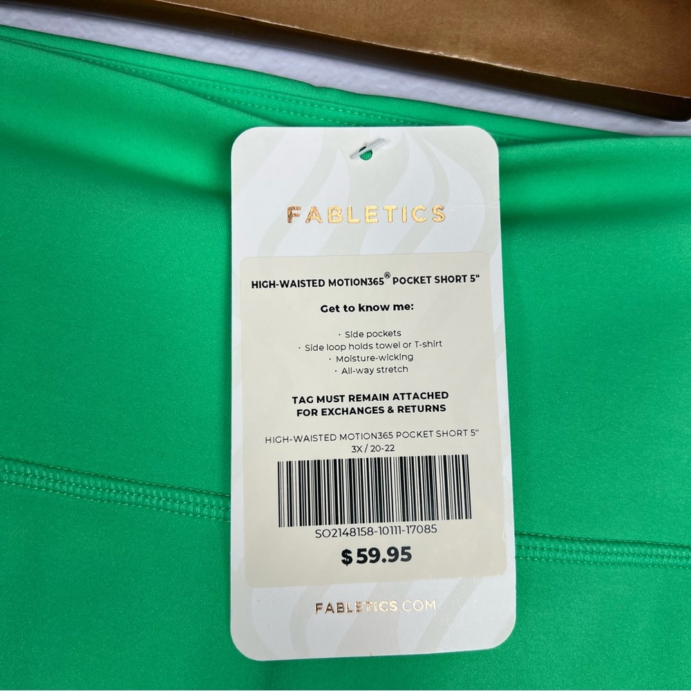 Fabletics High-Waisted Motion365 Pocket Shorts - 3X - Picture 3 of 4
